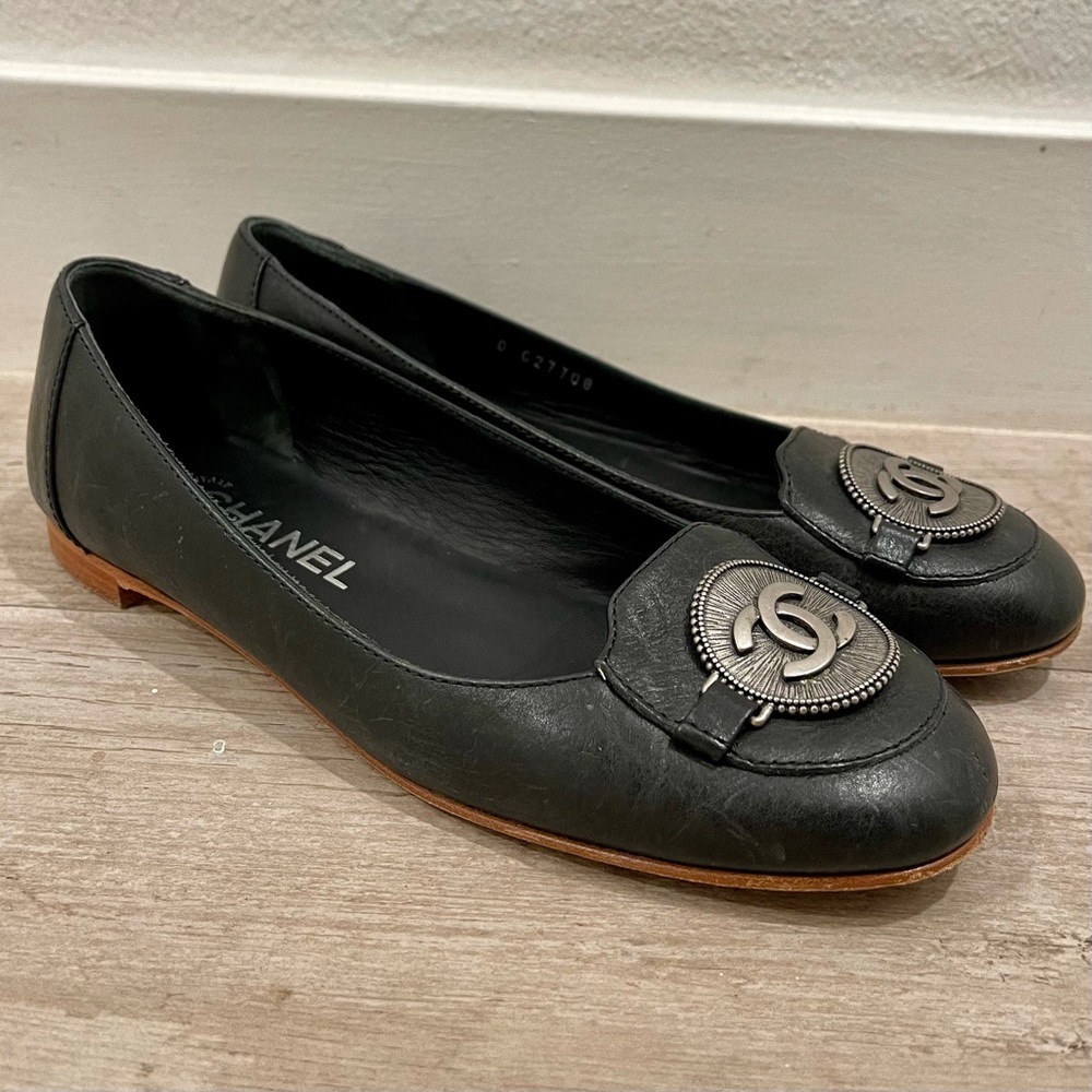 Chanel Medallion Logo Ballet